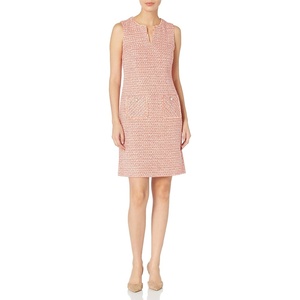 image:imageKarl Lagerfeld Womens Tweed Shift Dress with PocketsClementine