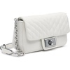 image:imageKARL LAGERFELD Womens Agyness CrossbodyWinter WhiteSilver