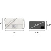 image:imageKARL LAGERFELD Womens Agyness CrossbodyWinter WhiteSilver