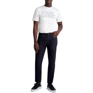 image:imageKARL LAGERFELD Mens Corduroy Stretch Casual PantNavy