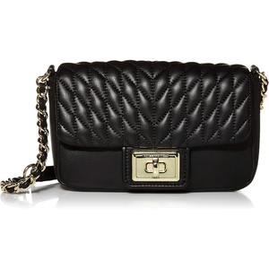 image:imageKARL LAGERFELD Womens Agyness CrossbodyBlckGold
