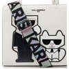 image:imageKARL LAGERFELD Womens Maybelle Choupette SatchelWinter WhiteBlush