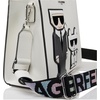 image:imageKARL LAGERFELD Womens Maybelle Choupette SatchelWinter WhiteBlush