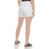 image:imageKarl Lagerfeld Womens Compression Skinny Mid Rise Logo Taping PantWhite Denim