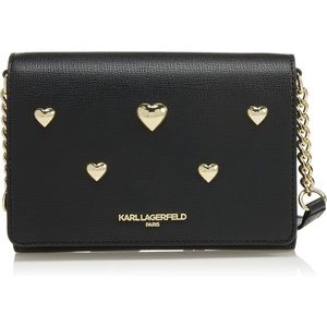 image:imageKARL LAGERFELD womens Connie CrossbodyBlackGold Legacy