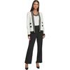 image:imageKarl Lagerfeld Womens Business Casual Lightweight Knit CardiganSoft WhiteBlack